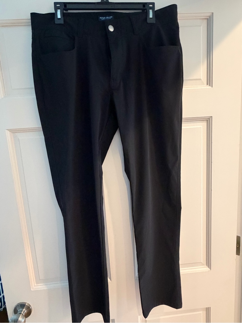 Peter Millar Black crown crafted men’s performance golf pants